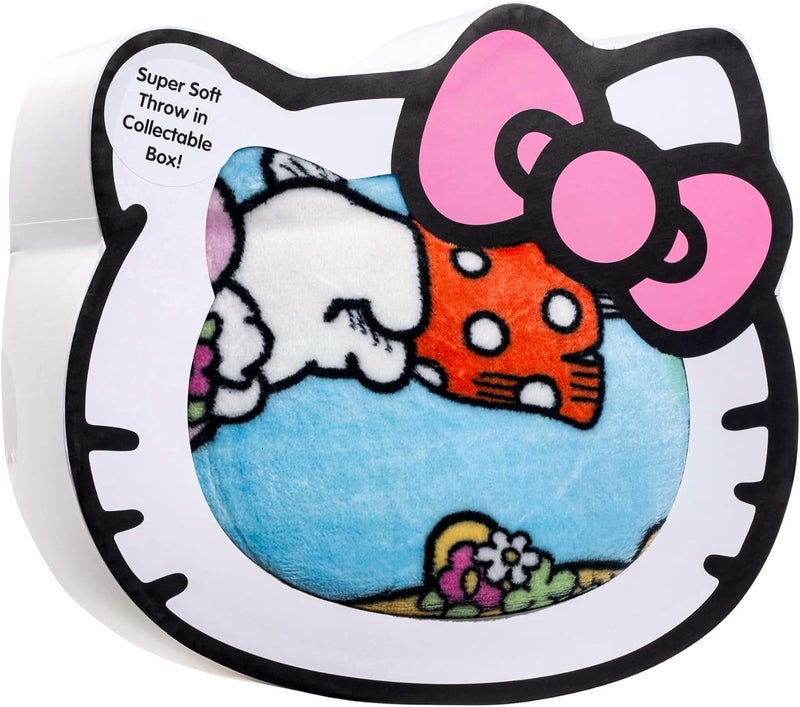Jay Franco Hello Kitty Throw Blanket with Gift Box - Throw Measures 46 x 60 Inches – Super Soft Special Edition Fleece Bedding - Image 3